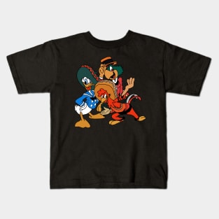 Three caballeros Kids T-Shirt